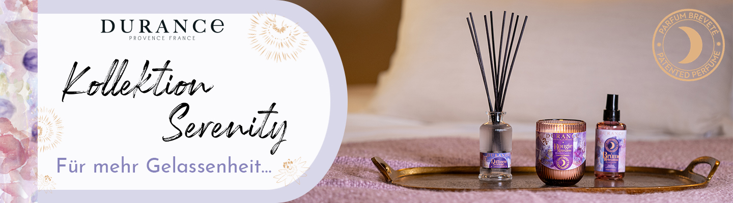 Gewinnen Sie mit etwas Glück ein DURANCE Duftbouquet aus der Kollektion Serenity