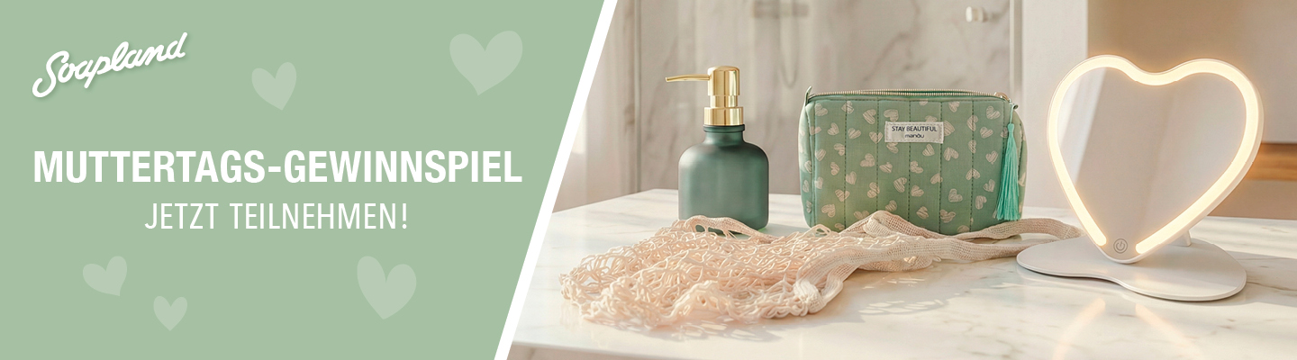 Gewinnen Sie mit etwas Glück 1 von 10 Muttertags-Paketen von Soapland