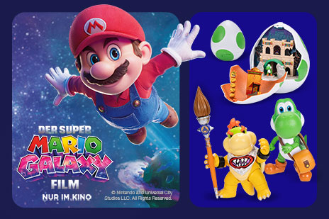 Gewinnen Sie 1 von 3 „Der Super Mario Galaxy Film“ Fanpaketen