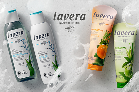 Gewinne mit ein bisschen Glück 1 von 12 lavera Produktpaketen