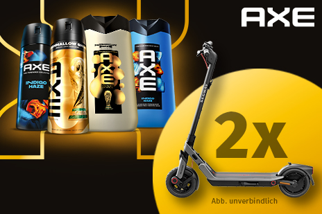 Entdecke die AXE Fine Fragrance Kollektion und gewinne starke Preise