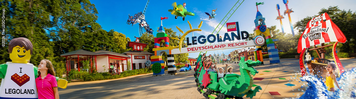Gewinnen Sie mit etwas Glück einen Besuch im LEGOLAND Deutschland Resort