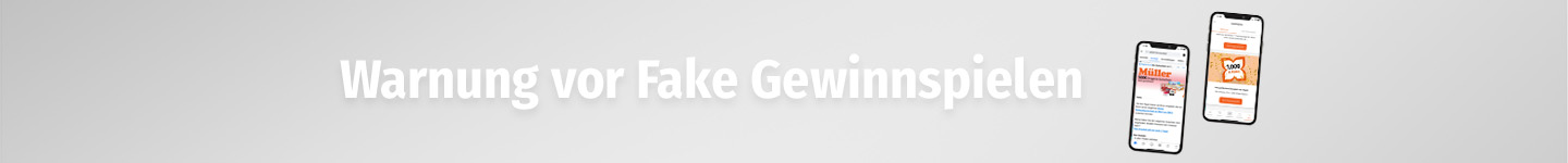 Achtung vor Fake Gewinnspielen