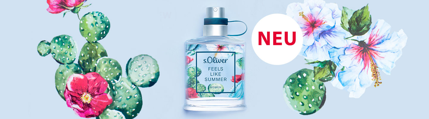 Mit s.Oliver FEELS LIKE SUMMER kann der langersehnte Sommer kommen