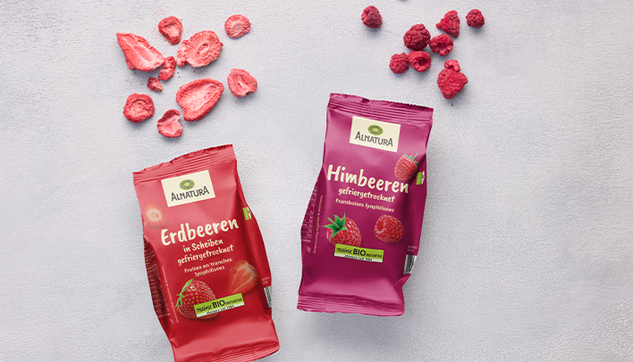 Alnatura gefriergetrocknete Früchte
