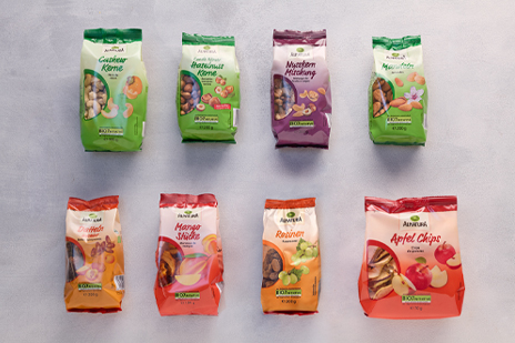 Alnatura Nussmischungen und Trockenobst