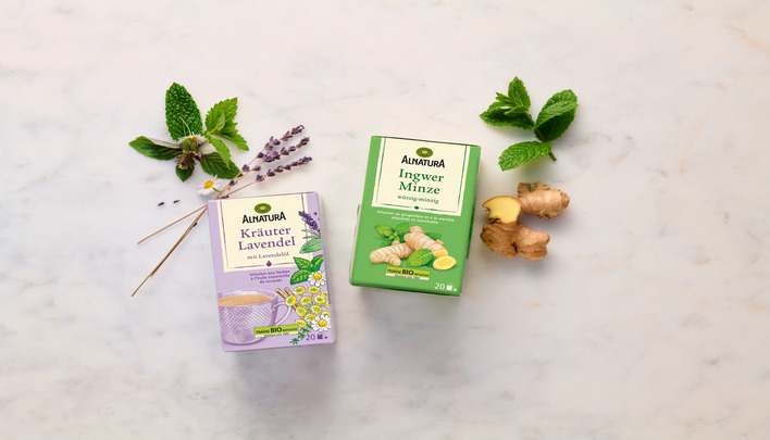 Alnatura Lavendel- und Ingwertee