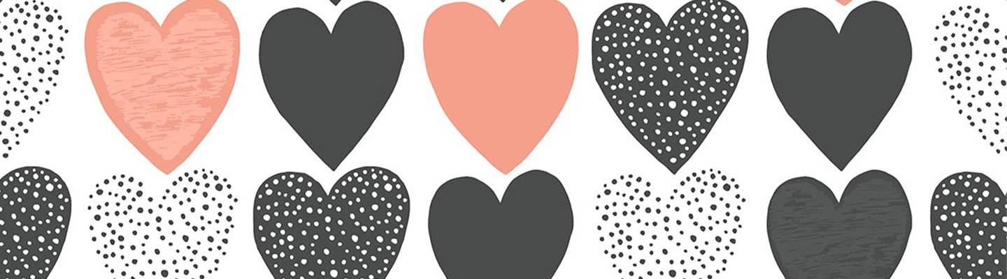 Muttertagskarte basteln, Motiv Herzen