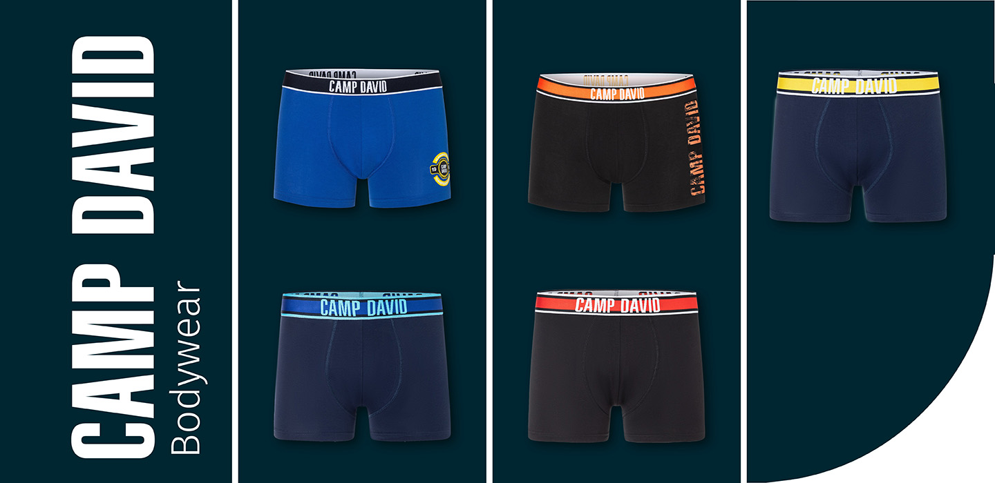 Slider Camp David Socken und Wäsche