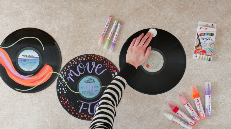 edding Acryl auf Vinyl 2er Kombi