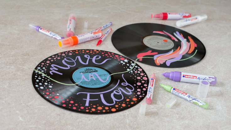 edding Acryl auf Vinyl 2er Kombi