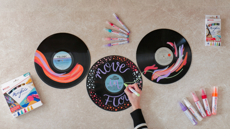 edding Acryl auf Vinyl 2er Kombi