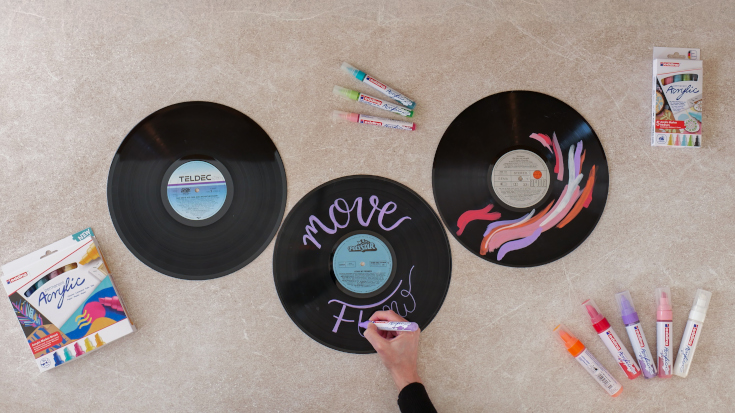 edding Acryl auf Vinyl 2er Kombi