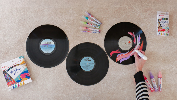 edding Acryl auf Vinyl 2 er Kombi