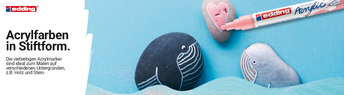 Acrylfarben in Stiftform