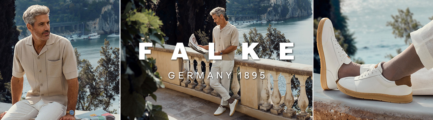 Markenbanner Falke Herren Strümpfe Frühjahr/Sommer-Kollektion 2026