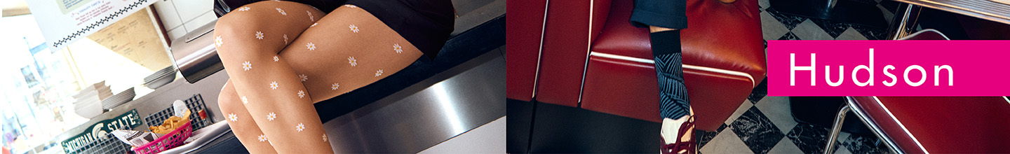 Markenbanner Hudson Strümpfe Frühjahr/Sommer 2026