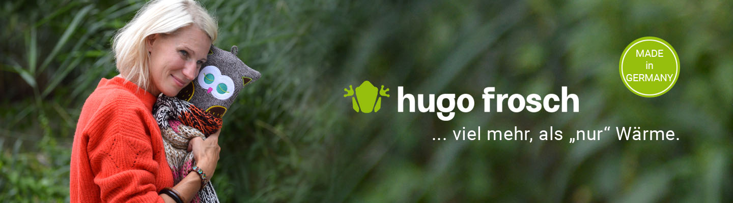 Themenbanner Hugo Frosch Wärmflasche