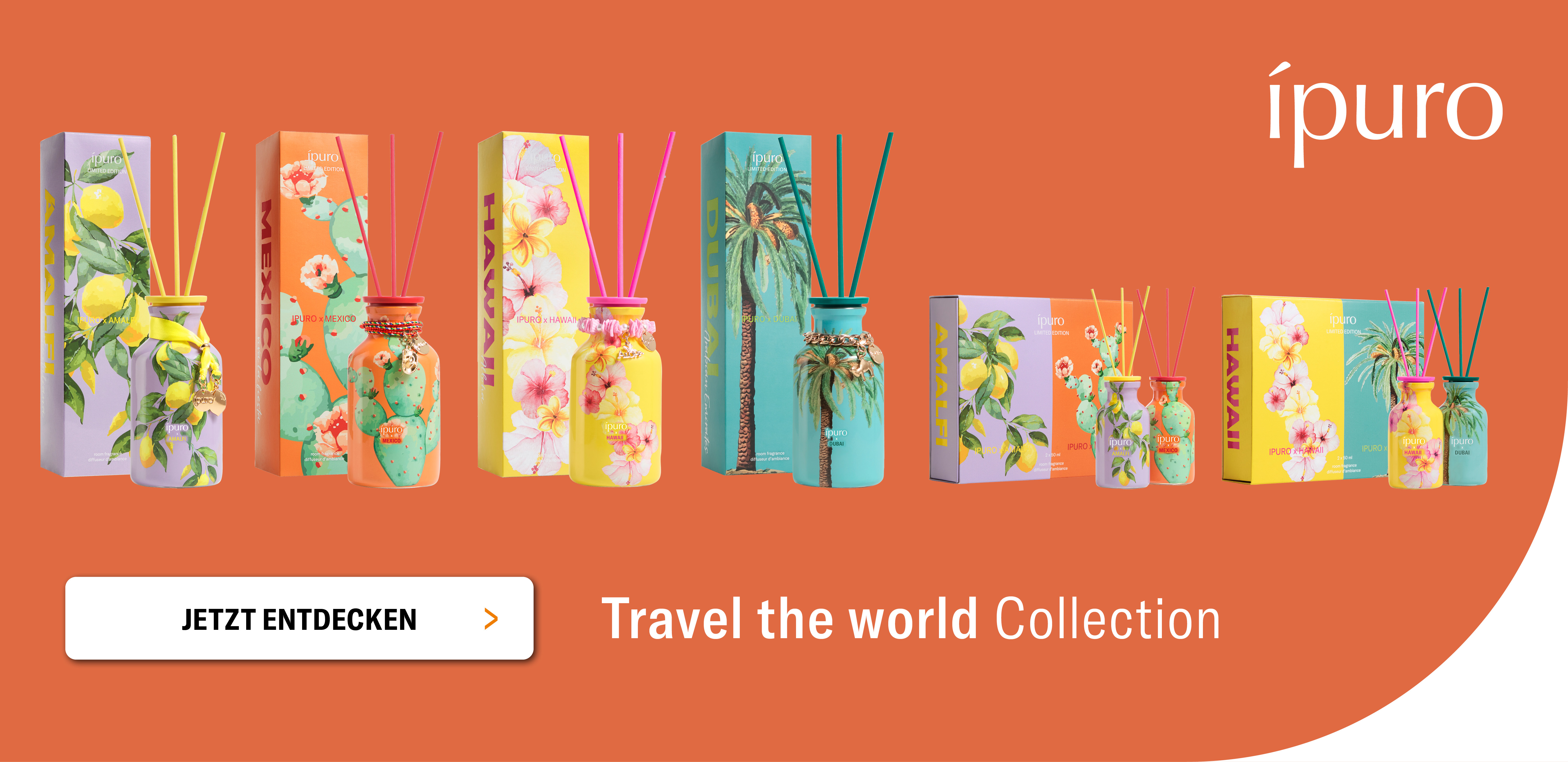 ipuro travel the world collection slider raumdüfte