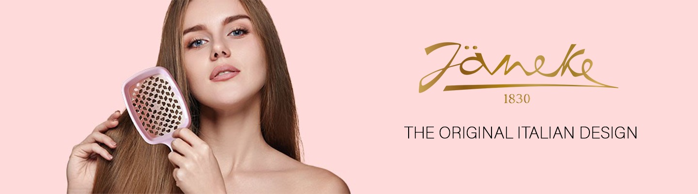 Jaeneke Themenbanner Haarbürsten