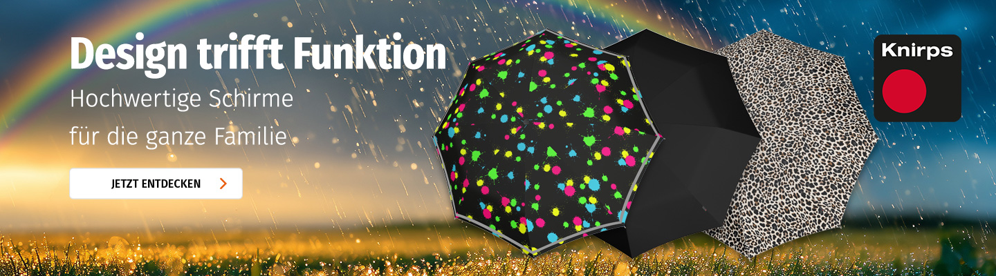 Knirps Themenbanner Regenschirme