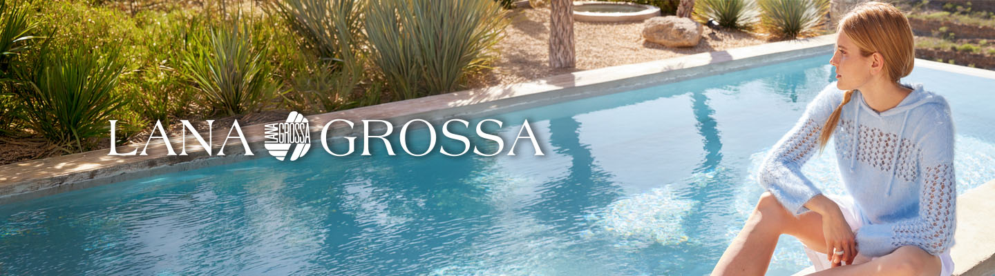 Banner Lana Grossa Wolle Frühjahr/Sommer-Kollektion 2026