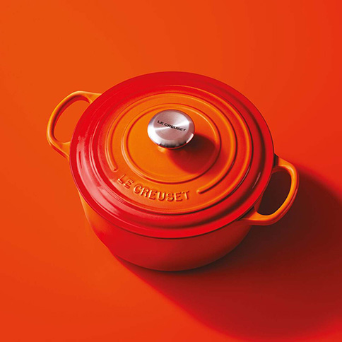Le Creuset Kachel nach Farbe shoppen ofenrot