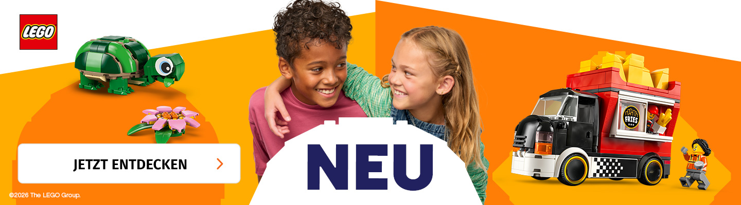 Banner mit Lego Neuheitenjetzt entdecken