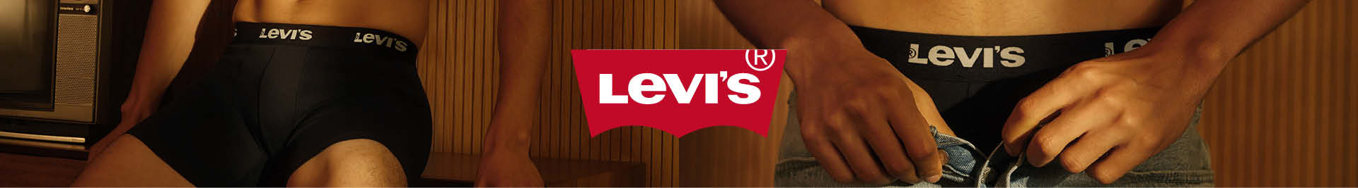Markenbanner Levis Herren Unterwäsche Herbst/Winter-Kollektion 2025