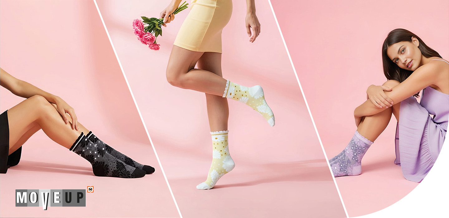 Slider Move Up Socken Frühjahr-Sommer-Kollektion 2026