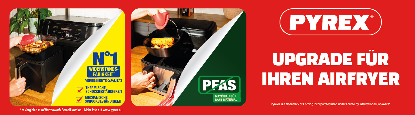 Pyrex Informationsbanner Airfryer