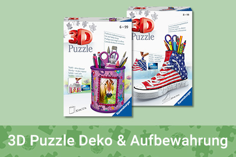 3D Puzzle Deko & Aufbewahrung