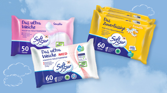 Softstar Feuchtes Toilettenpapier