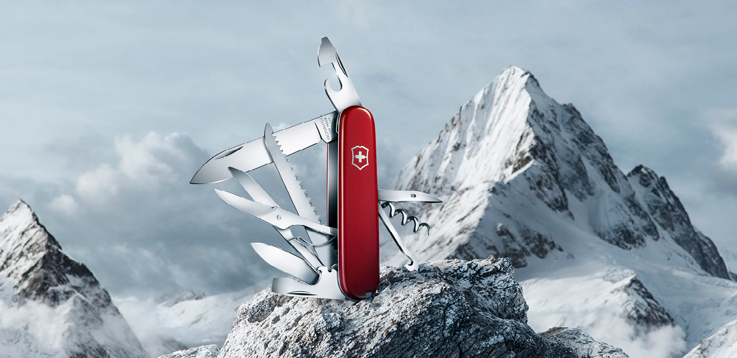 Banner Victorinox Taschenmesser