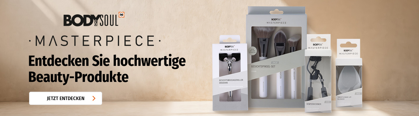 Body&Soul Masterpiece hochwertige Beauty-Produkte Inlinebanner