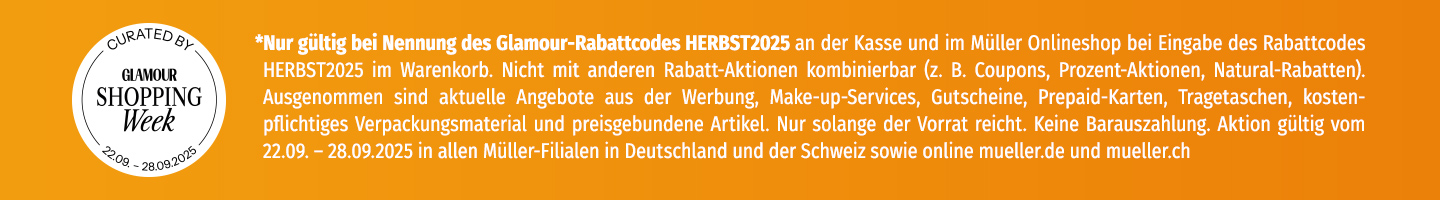 Glamour Shopping Week Rabattcode HERBST2025