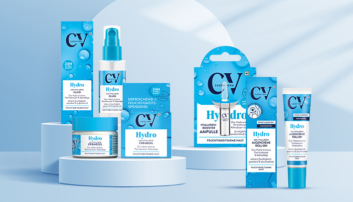 CV Hydro für trockene Haut und intensive Feuchtigkeitsversorgung