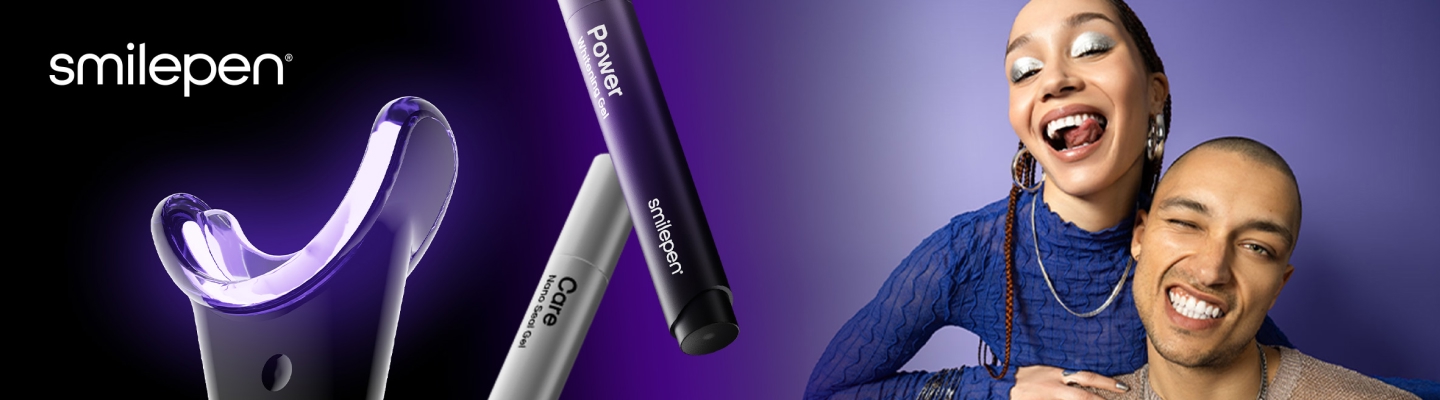 Smilepen-Markenbanner