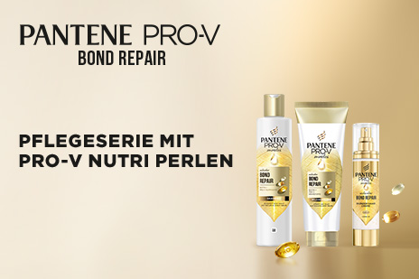 Pantene Pro‑V Bond Repair Pflegeserie mit Pro‑V Nutri Perlen