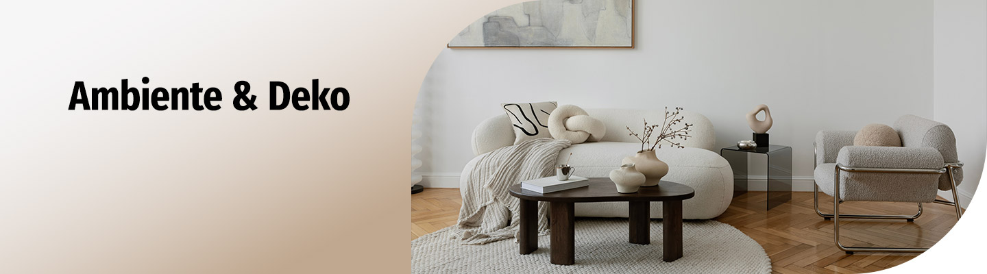 Kategoriebanner Müller Haushaltskatalog 2025 Ambiente & Deko