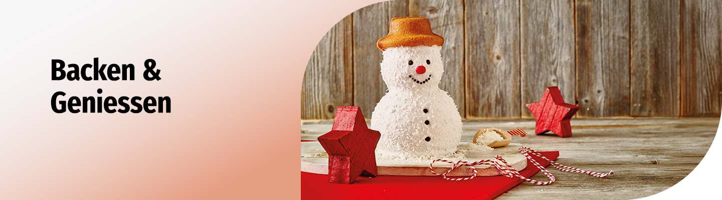 Kategoriebanner Müller Haushaltskatalog 2025 Backen & Genießen