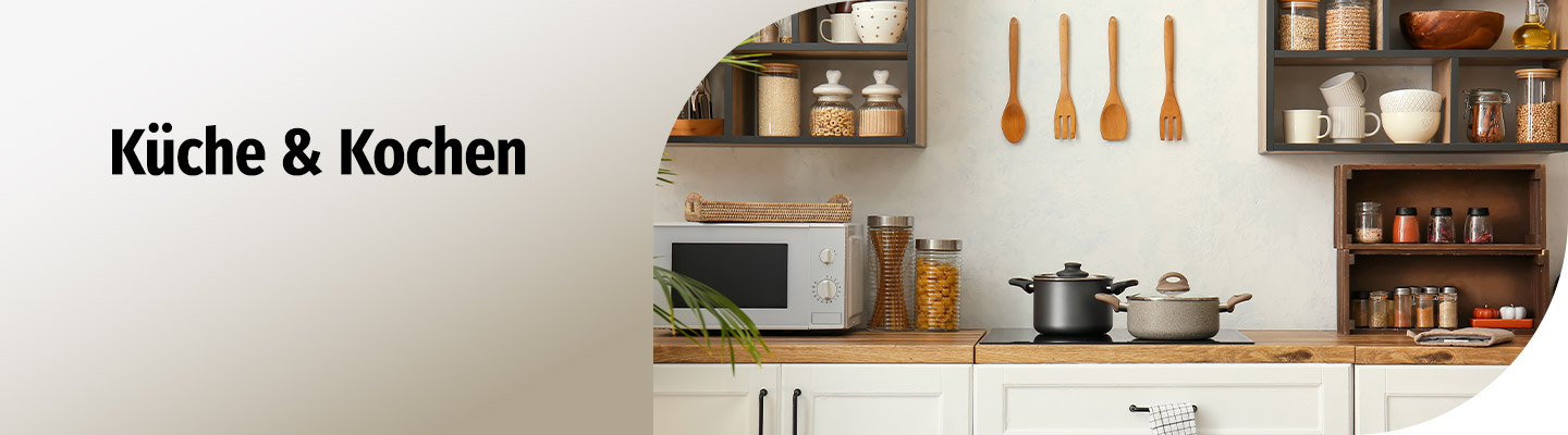 Kategoriebanner Müller Haushaltskatalog 2025 Küchen & Kochen