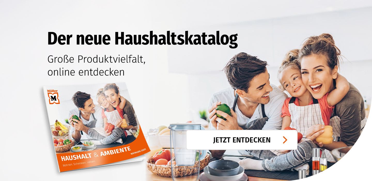 Slider Müller Haushaltskatalog 2025