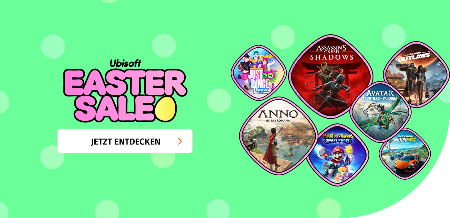 Banner mit Ubisoft Easter Sale