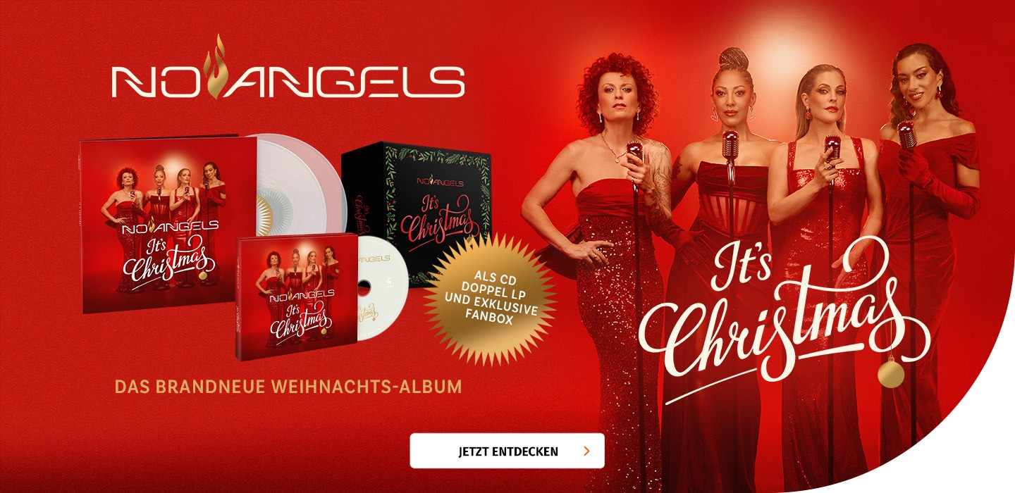 Banner mit No Angeles Its Christmas