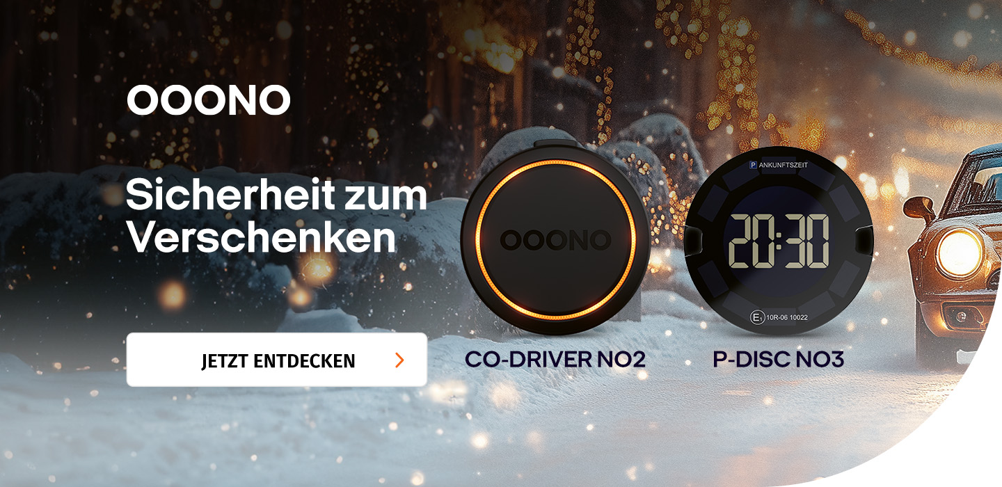 Banner mit OOONO Sicherheit zum Verschenken