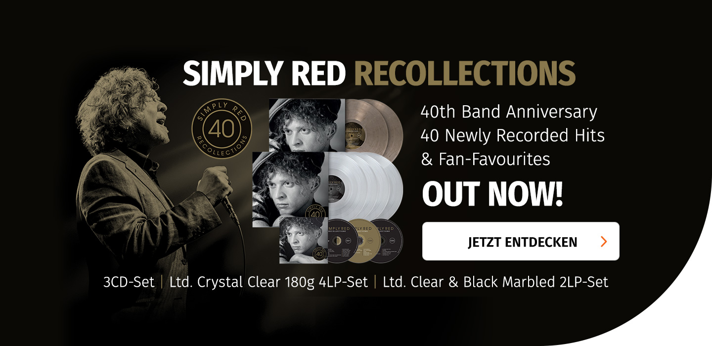 Banner mit Simply Red Recollections