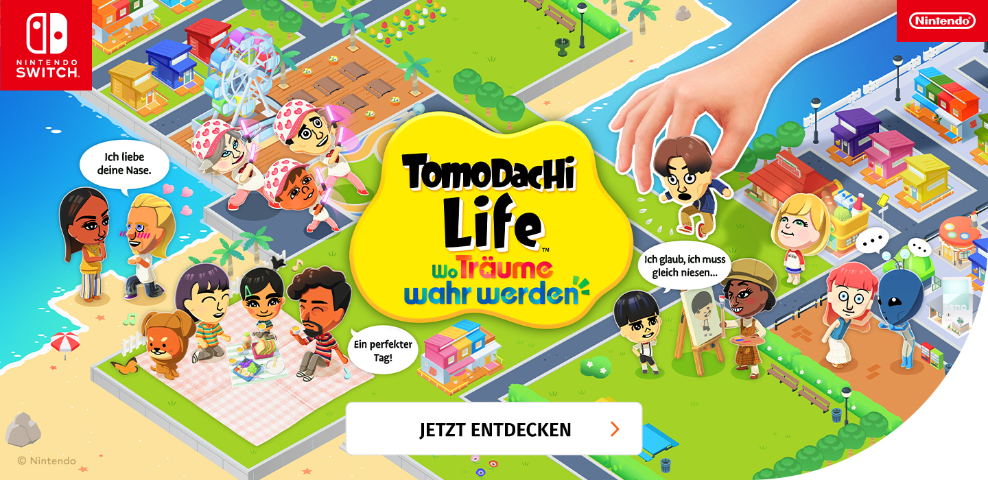 Banner mit Tomodachi Life
