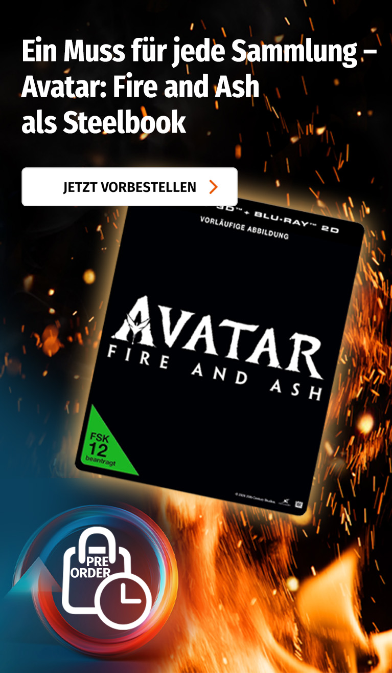 Banner mit Avatar Fire and Ash als Vorbestellung