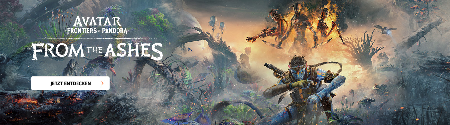 Banner mit Avatar Frontiers of Pandora From the Ashes